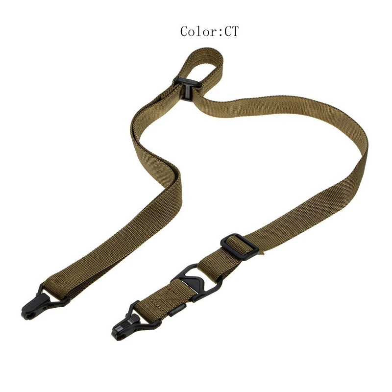 Tático Multi-Missão Gun Sling, 1 ou 2 pontos, Rifle Sling, Quick Detach, QD Alça Ajustável, Corda de Nylon para Caça, MS3