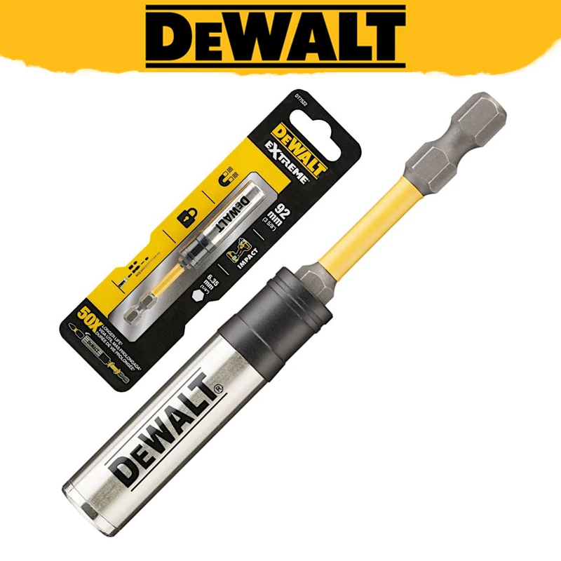 

Ударный держатель бит DEWALT DWA3THLDMI 92 мм, зона скручивания 1/4 дюйма 90X, прочный магнитный быстросменный удлинитель, инструмент