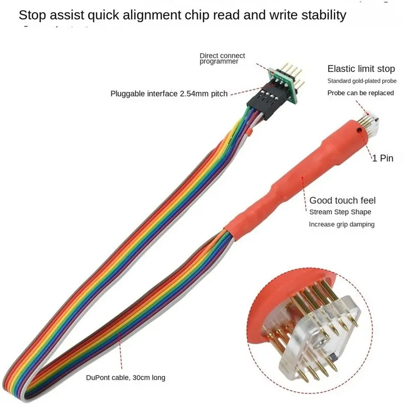 SQPP-Sop8 Wson Chip Download Burn Write Probe Spring Needle WSON-8X 6