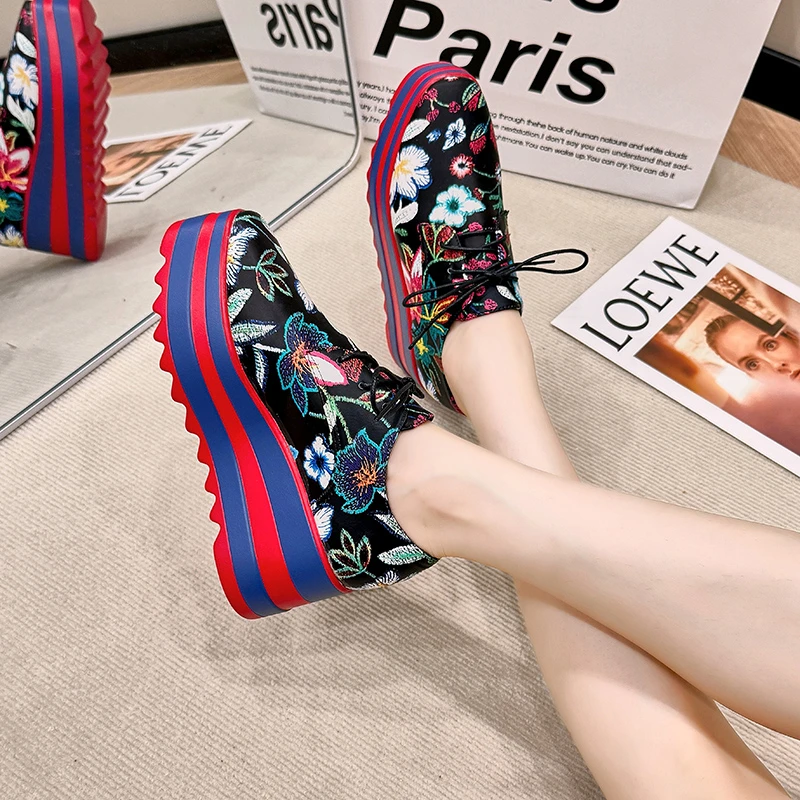 Zapatos Casuales de Plataforma - New Ethnic Fashion reseña y precio