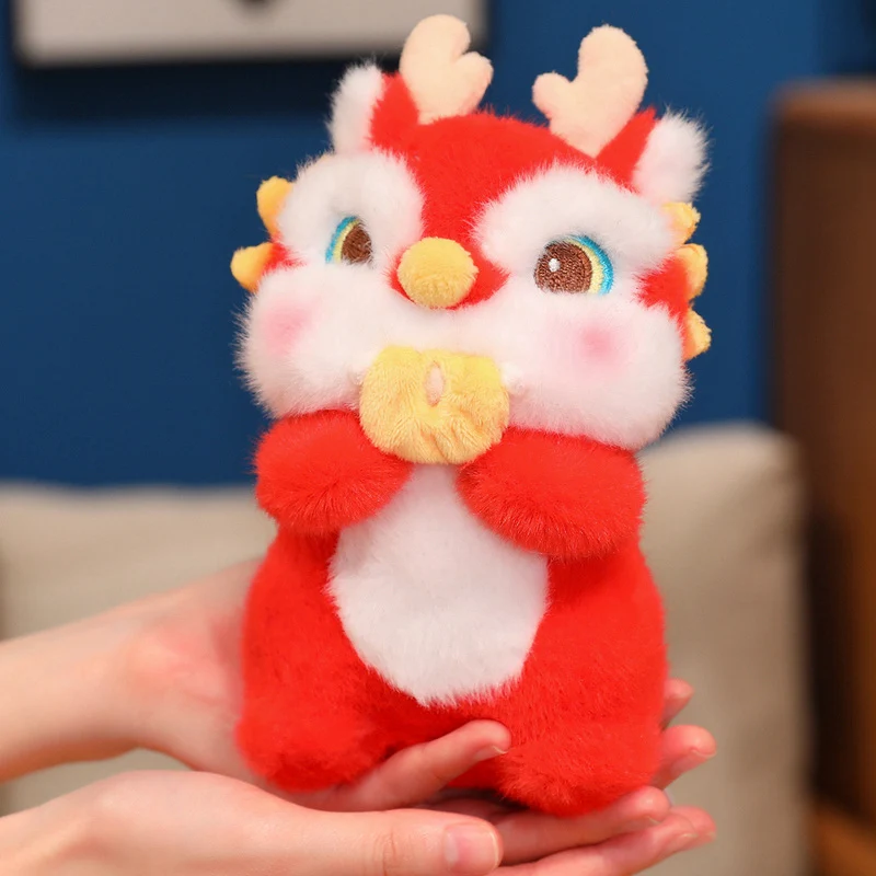 20/30 centimetri Capodanno Lunare Cinese Della Mascotte Cavallo Fortunato di Buon Auspicio Pi Xiu Peluche Peluche Del Fumetto Cavallo Rosso bambola di pezza decorazioni per la casa