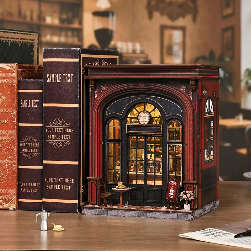 Zestaw DIY Book Nook z oświetl – Laptop Accessories Light recenzja i cena