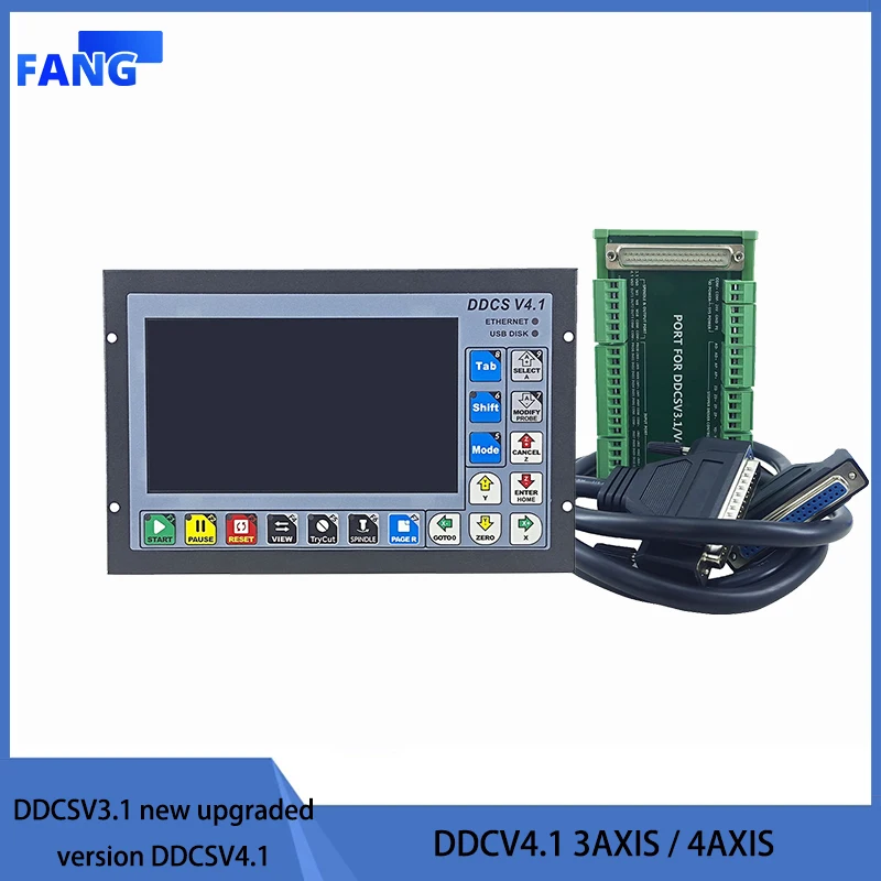 CNC Machine Tool Wired Probe Kit DDCSV4.1 Offline Controller Contact Probe Automatic Edge Finder for Renishaw Marposs Probe