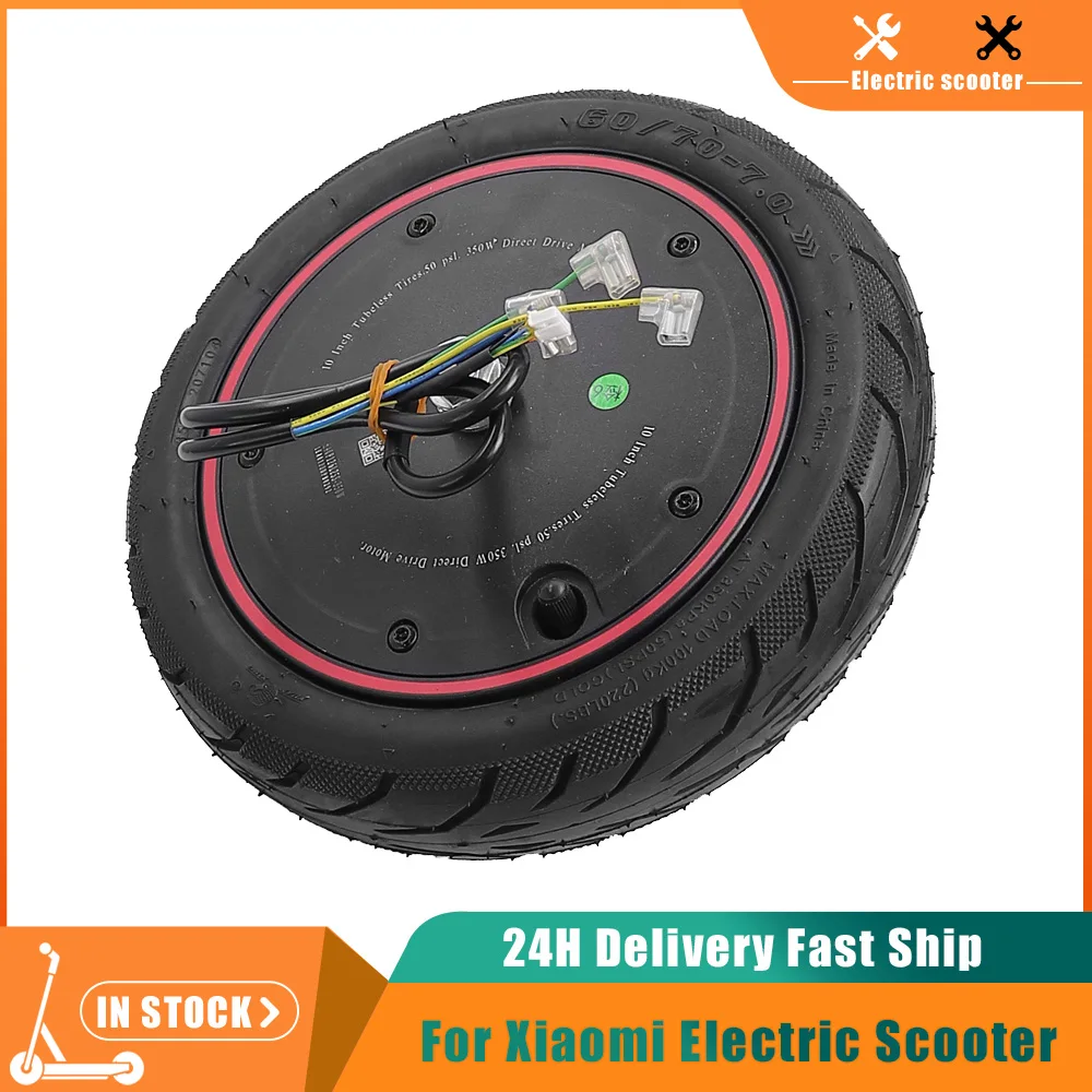 

Двигатель в сборе 36В 350Вт для электросамоката Xiaomi 4 Pro, переднее колесо 10 дюймов, шина 60/70-7.0, запчасти