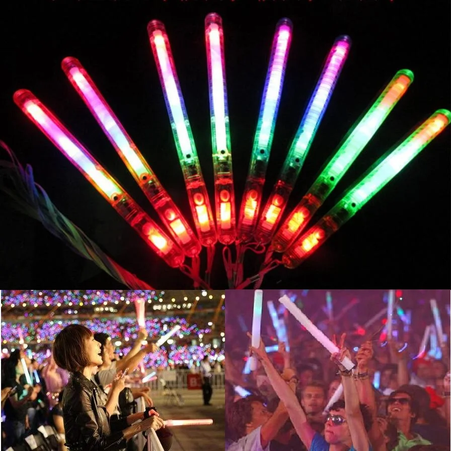 

12pcs LED Glow Sticks Multi Colour Fluorescent Light Sticks for Concert Party Wedding Festivals Christmas New Year Outdoor