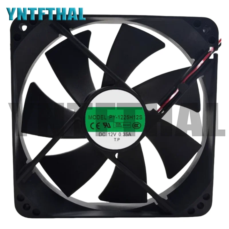 

Новый 2-проводной охлаждающий вентилятор POWERYEAR PY-1225H12S 12 В 0,35 А