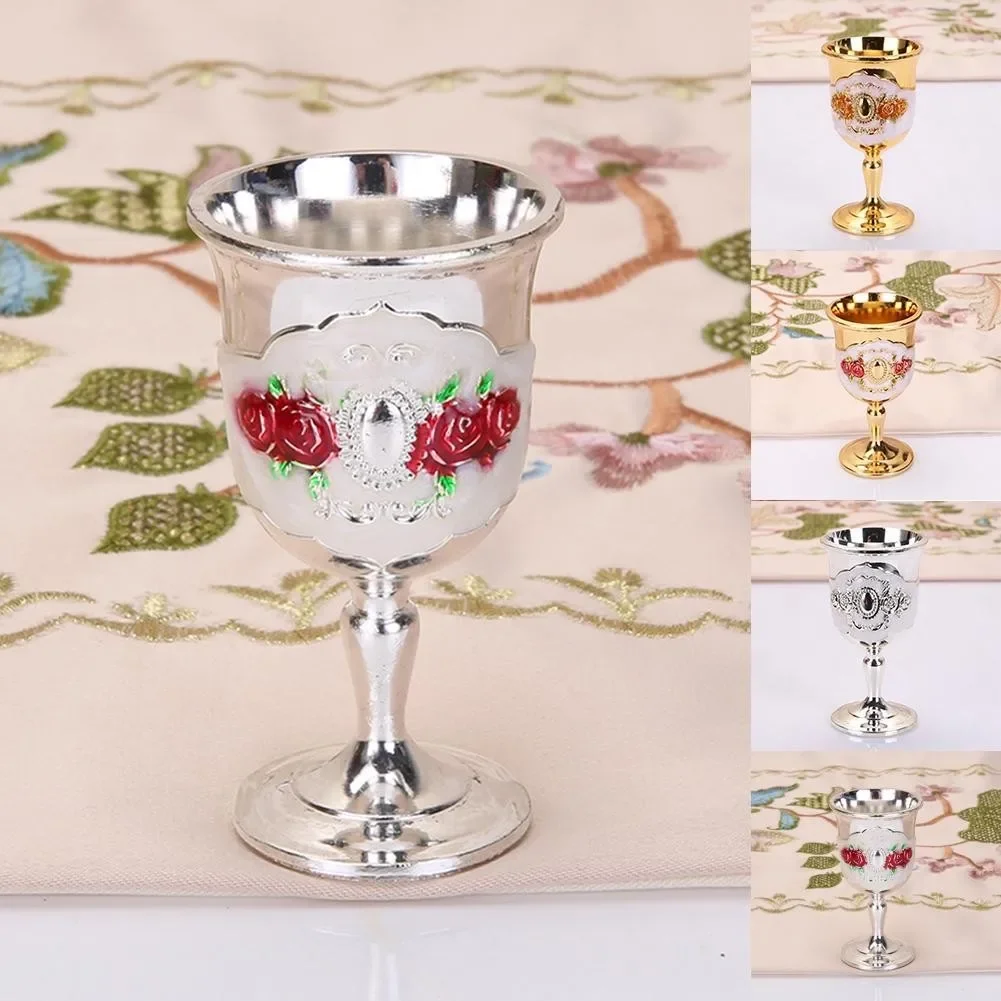 30ML Ly Rượu Champagne Kính Đồ Uống Cốc Cocktail Cúp Vàng Vintage Phong Cách Châu Âu Sáng Tạo Cho Thanh Trang Trí Nhà