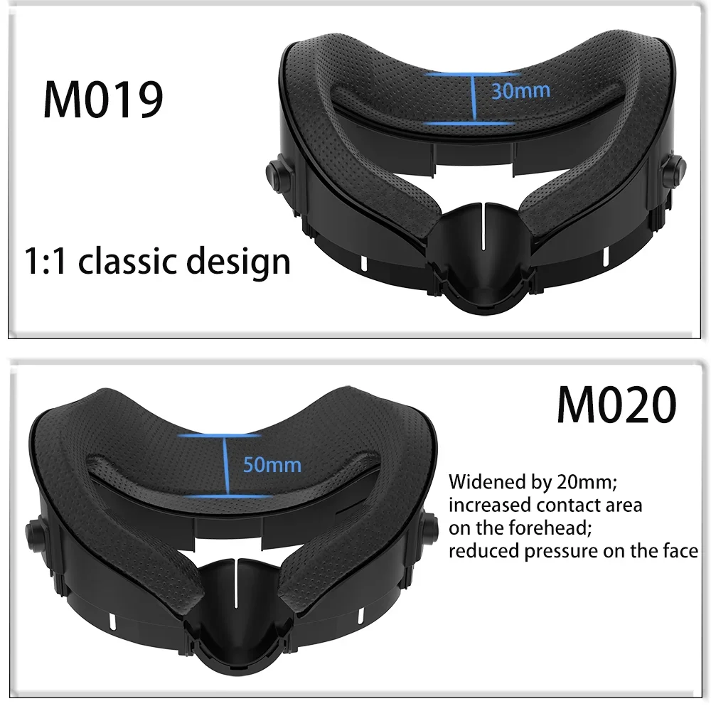 FOR Meta Quest 3 VR Comfort Kit PU Leather Face Mask Cover Ice Silk Fabric Pad  Durable Enhanced For Quest 3 Facial Interface