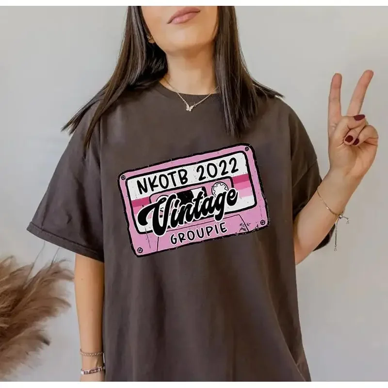 NKOTB New Kids On The Block 2022 Vintage Groupie T shirt S 5XL Multicolor