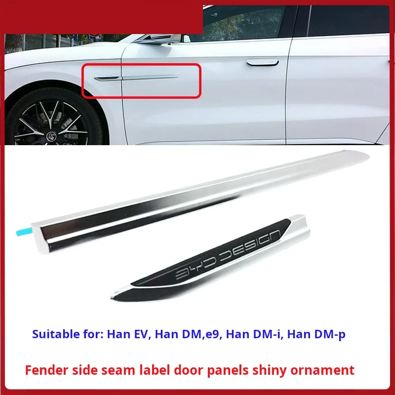 

For BYD HanevFender electroplating strip e9Fender decorative strip SealDM-iBright trim on the front door