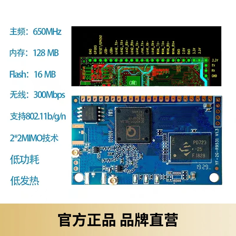 Qualcomm QCA9531 IoT Serial High Power AP Industrial Grade Routing Drone IPC Mapping Triple Network Port