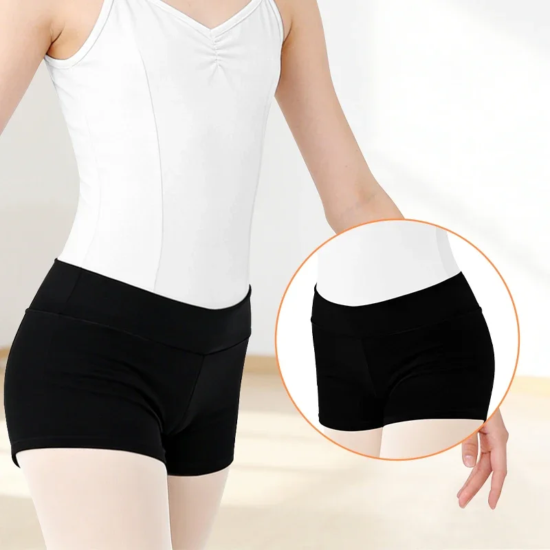  Women Basic Ballet Shorts Girls Classic Dance Yoga Gymnastics Sports Training Shorts