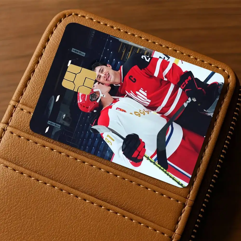 TV H-Heated Rivalry Waterproof Film skin Cover 4PCS Credit Card stickers Debit Front Decoration Commuter Pass