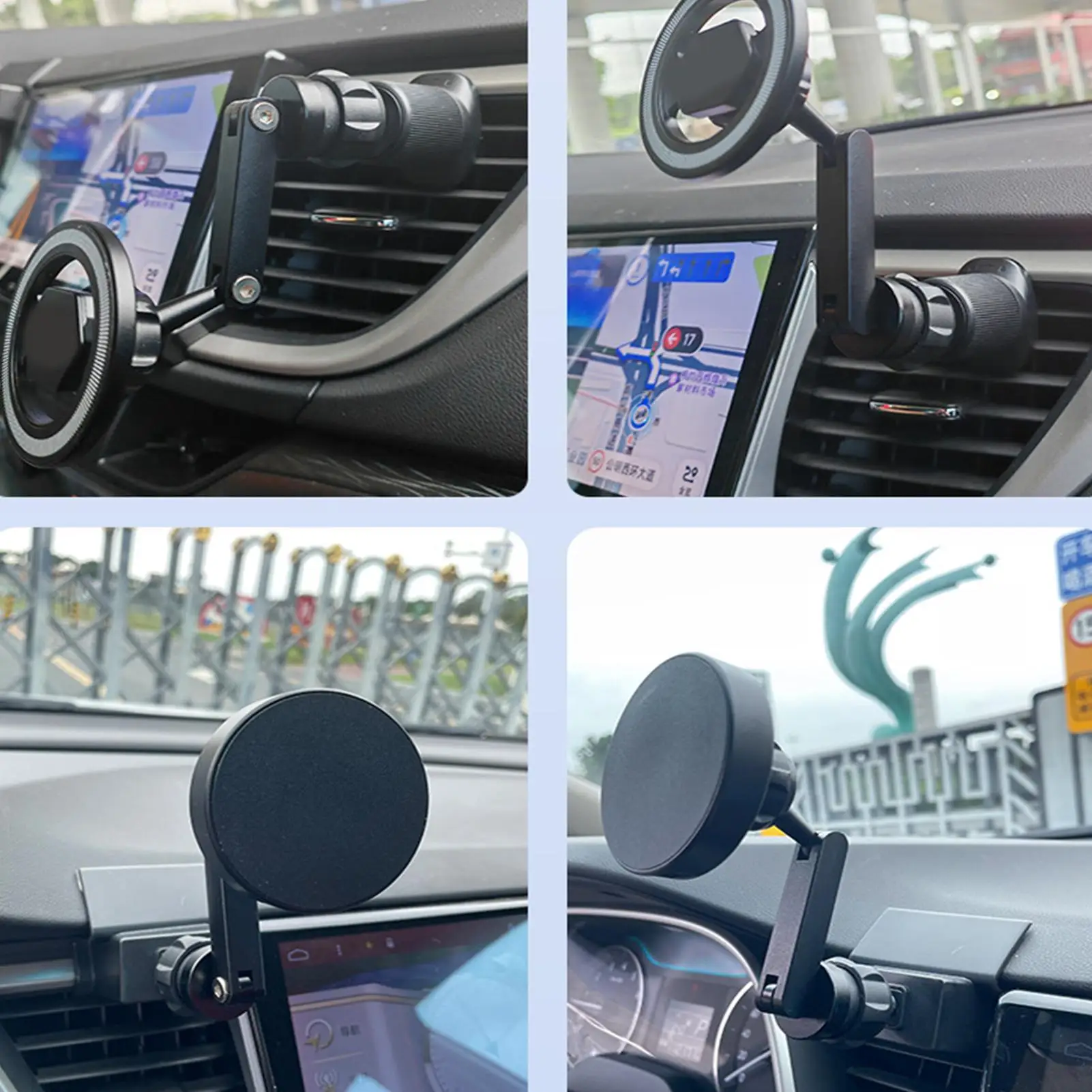 

17mm Ball Mount Extension 7mm Ball Joint Adapter Car Phone Stand Rotating Rod For Air Outlet Vent Clamp Cradle Truck Auto