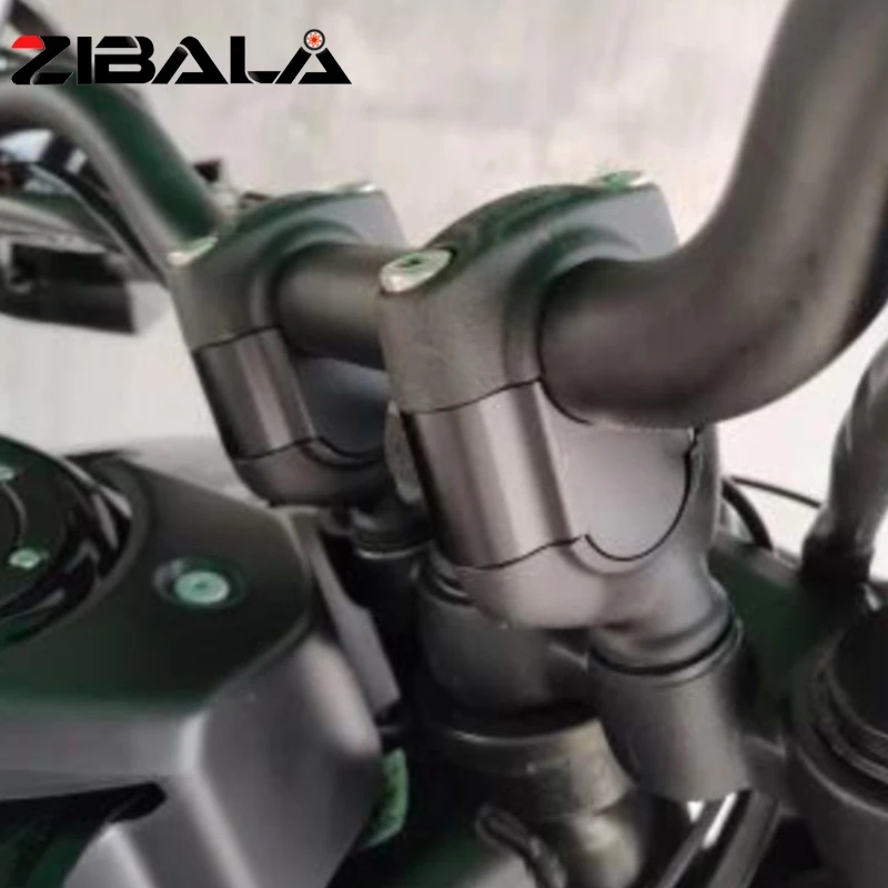 

2025-2026 Motorcycle Handlebar Risers +20mm Mount Handle Bar Clamp Rise Extend Adapte For Suzuki GSX-S1000 GSX-S1000F 2016-2024