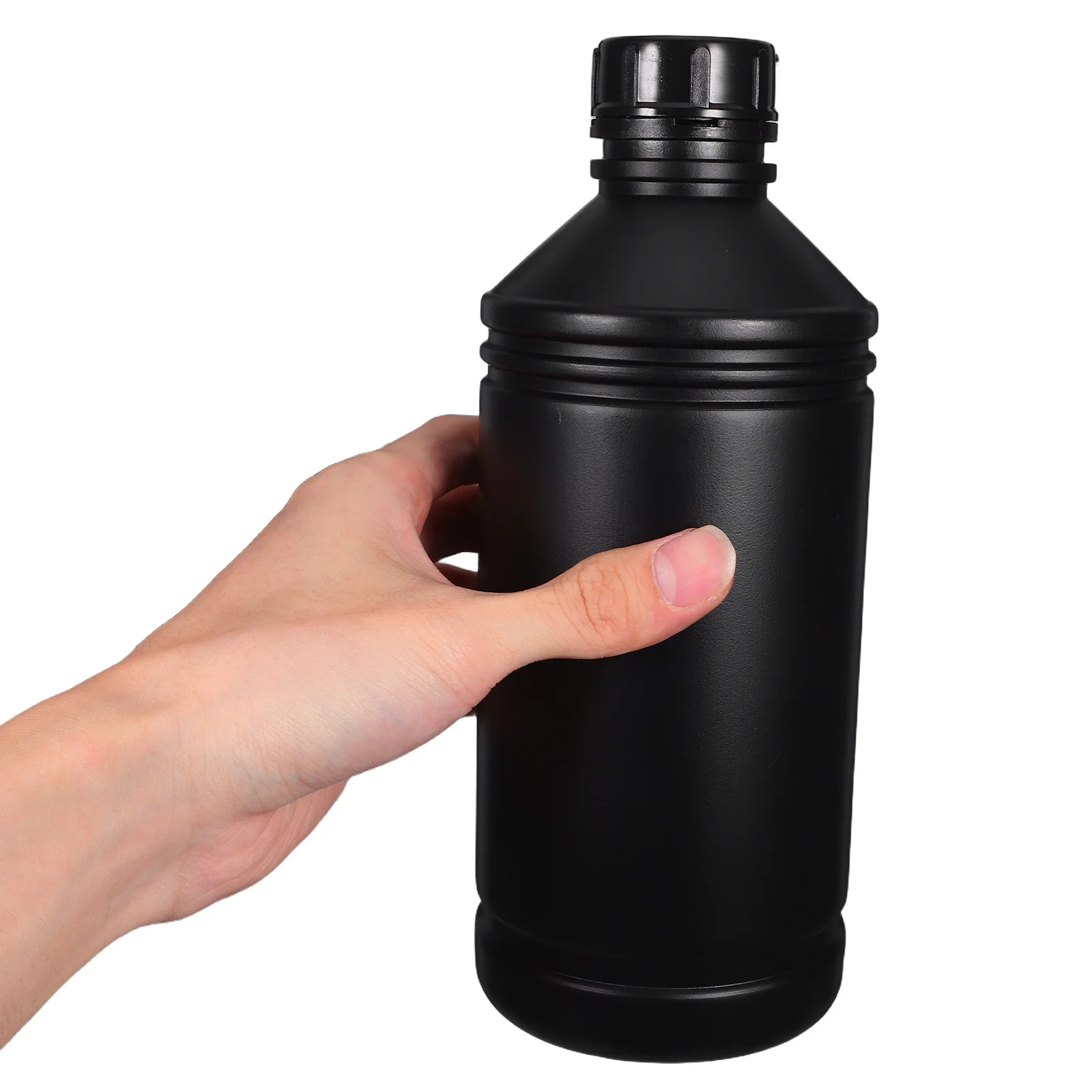 

8Pcs Hdpe Chemical Storage Bottles Black Opaque Leakproof Sealing Containers for Chemical Reagent Storage Reagent Liquid Bottles