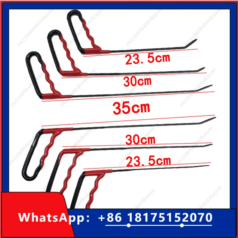 HLH Car Dent Repair Tools Set, Restore Hail Dents Without Paint Damage, Equipped with Hook, Shovel and Lever