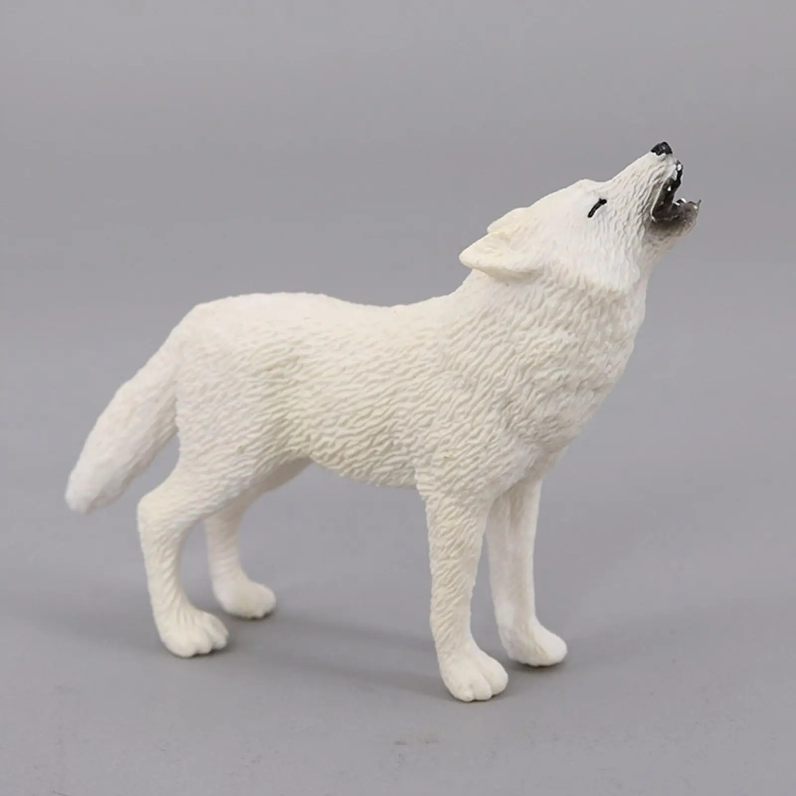 PVC Wolf Figurines Wolves Forest Miniature Zoo Pack Educational Creatures Animal