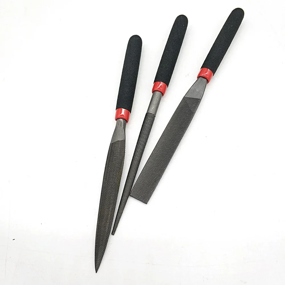 118mm Mini Steel Files Mini Needle File Set Flat/Round/Half Round File For Stone Glass Metal Polishing Carving Carving Tools