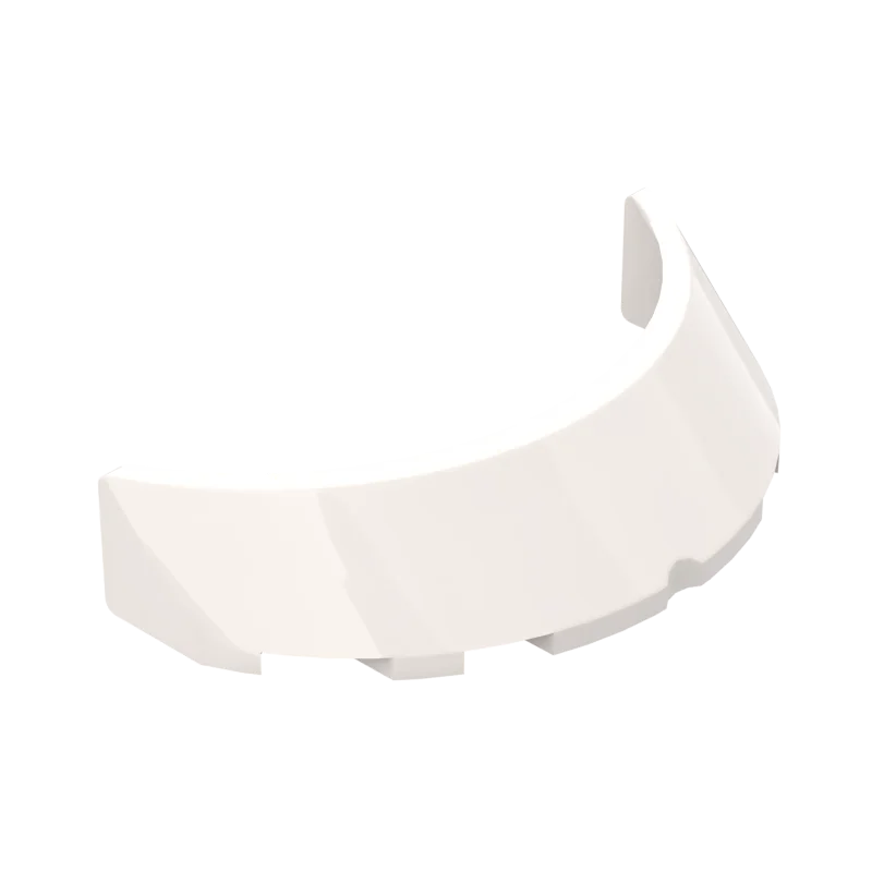 Moc 10 pçs 62360 janela de vidro tijolo pára-brisas 3x6x1 curvo empilhamento substituível bloco de construção brinquedos adultos meninos presentes do feriado