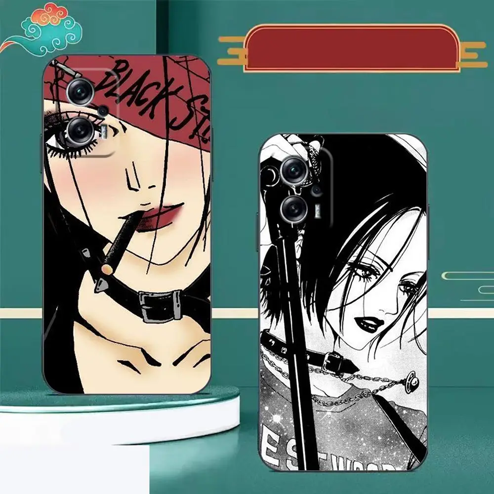 Nana Osaki on Purple Tie Dye Phone Case For Redmi Note 13 12 11 10 9T 9S 9 8 7 6 A1 Pro 5G 4G Case Funda Coque Shell Capa Cover