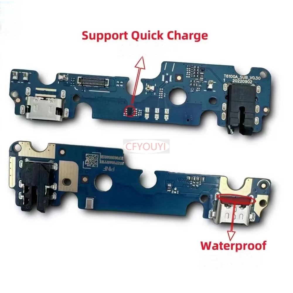 10PCS USB Charge Dock Port Connector For Lenovo Tab M9 TB-310FU TB-310XU TB310XC TB310FU Charging Board Flex Cable Replacement