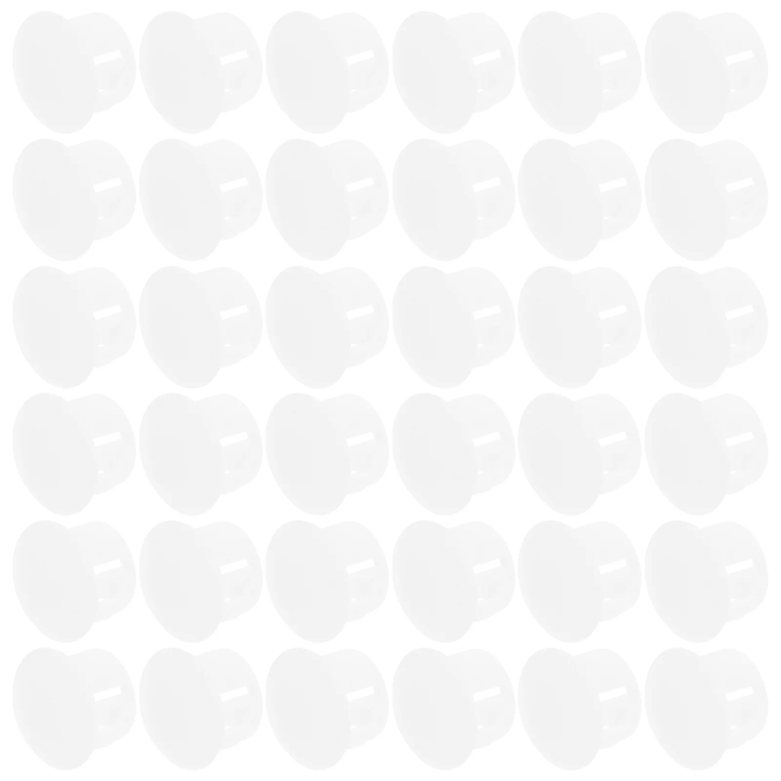 100 قطعة من البلاستيك الأبيض ثقب المسمار المقابس أغطية مستديرة لخزانة باب الأثاث قبعات نهاية بلاستيكية مزخرفة قبعات المسمار