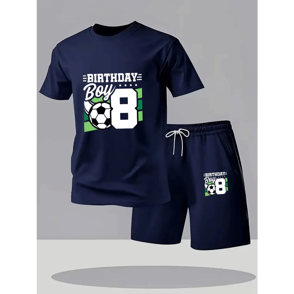

Men's Summer Sportswear Quick Dry Short Sleeve T-shirt And Sports Shorts Set Casual Jogging Fashion Outfit