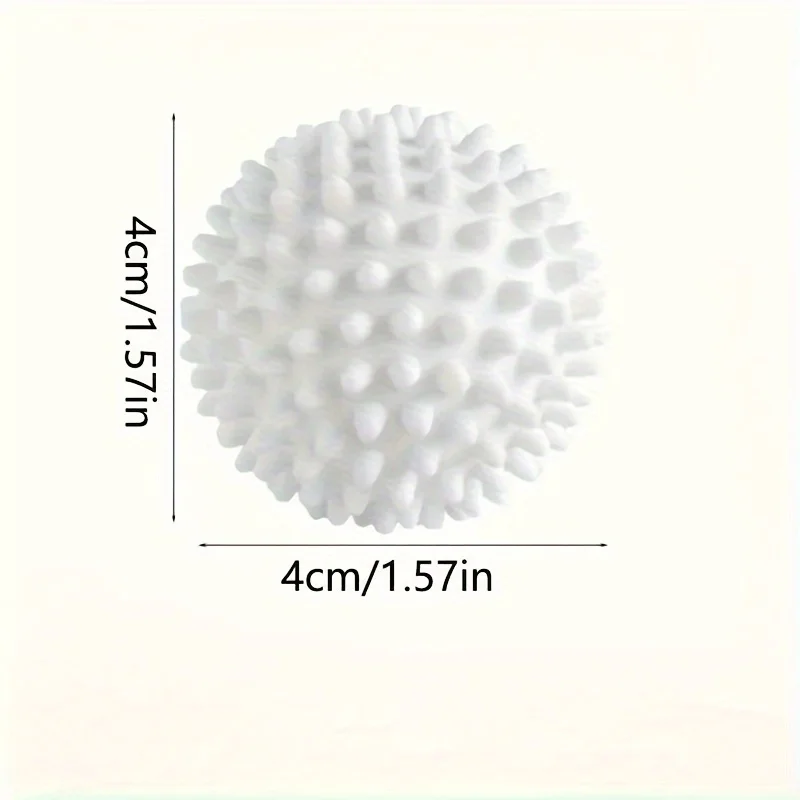 12Pcs Reusable Spiky Dryer Balls - Efficient Drying Fabric Softener Alternative for Laundry