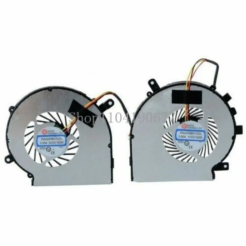 for MSI 6QF GE60 GE62 GE72 GL62 GL72 PE60 PE70 MS-16GA CPU & GPU Fan Right Left Pair