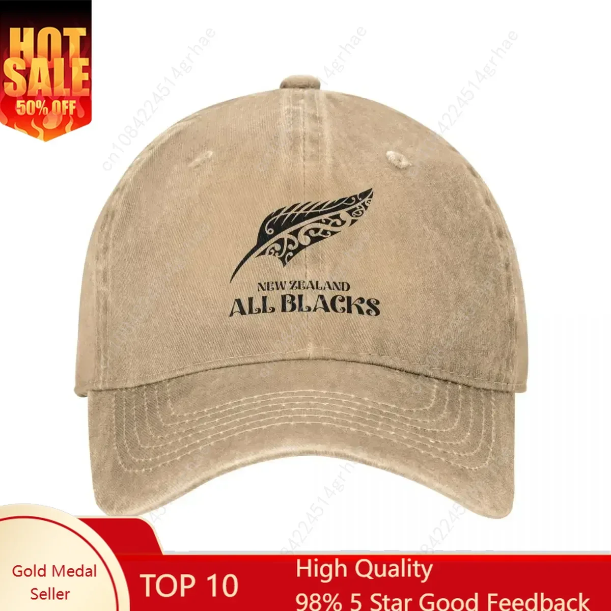 

Australia New Zealand All Blacks Baseball Caps Vintage Distressed Washed Rugby Ball Headwear Unisex Outdoor All Seasons Hats