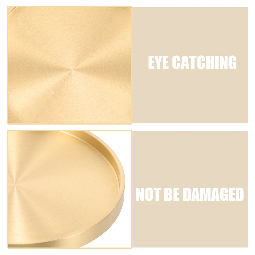 

2pcs Copper Coaster 7 5cm Brass Cup Mat Tea Mug Decorative Coasters for Home Office Waterproof Table Protector Kitchen