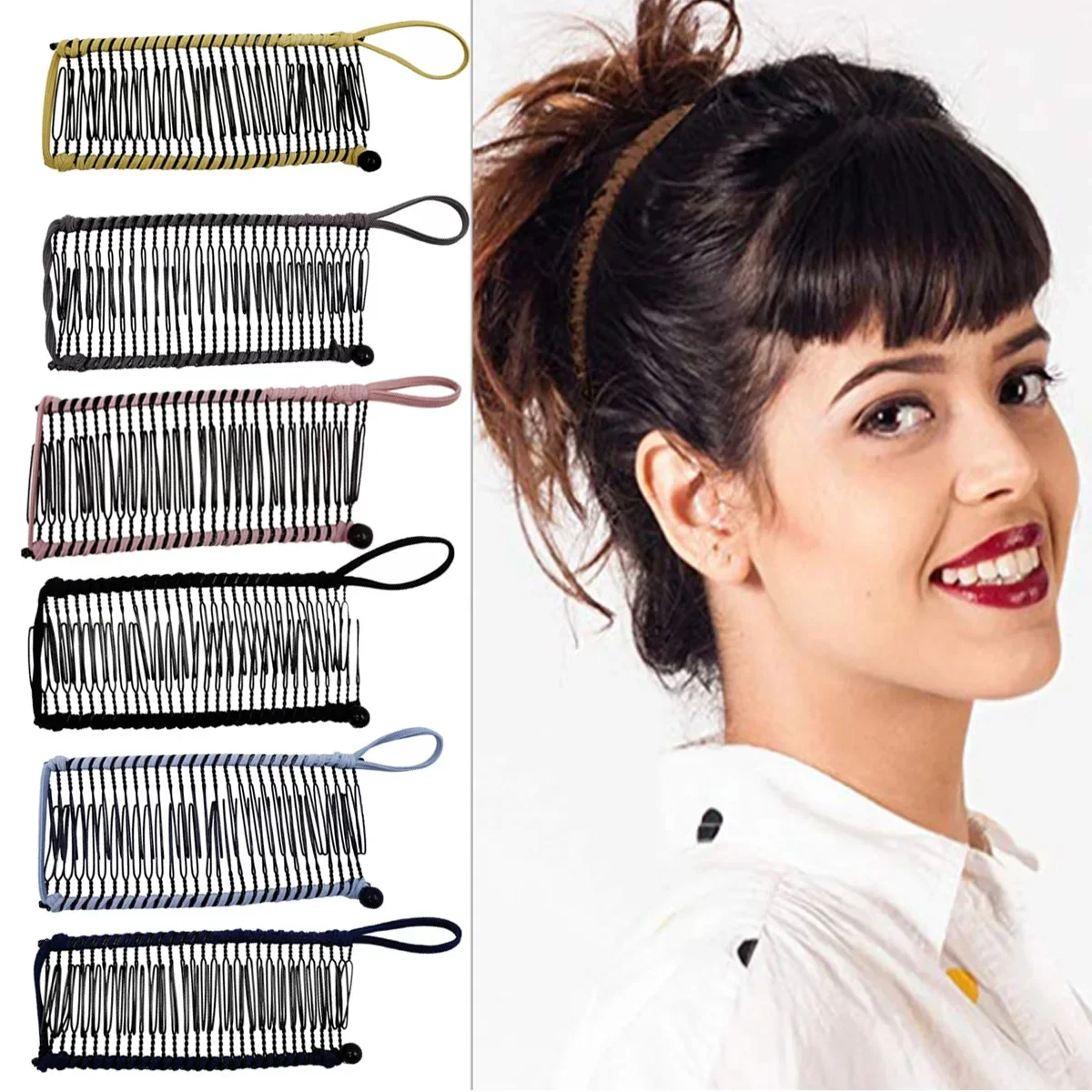 Magic Hair Comb Lazy Hair Clips Braiders Vintage Banana Insert Combs Flexible Stretchable Double Slide Hairpins Hair Accessories