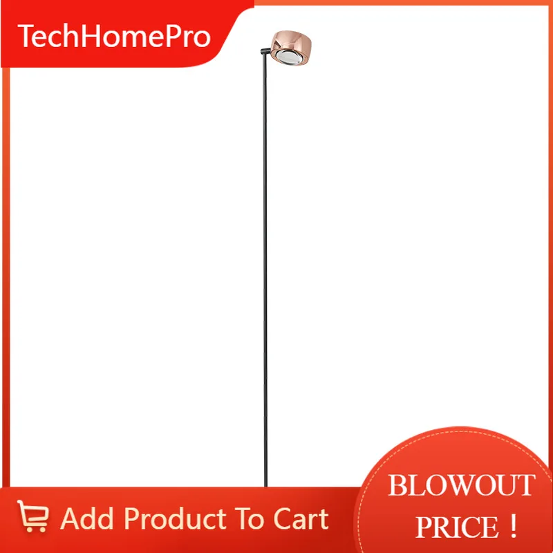 TechHPModern Living Room Floor Lamp Minimalist Adjustable Bracket Light Bedroom Study Decoration Sofa Sensor Fishing Spotlight