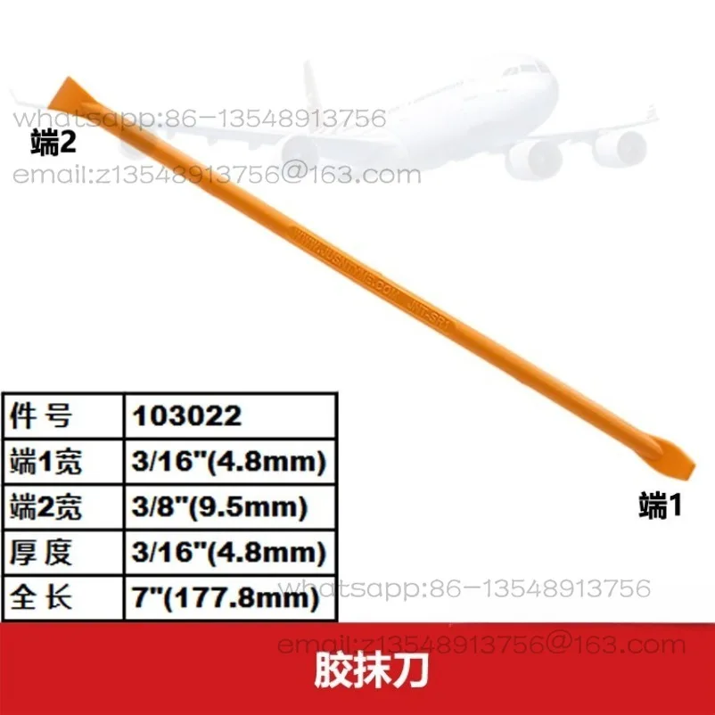 Aviation Seal Adjustment Agent Glass Fiber Nylon Plastic Aircraft Structure Repair Smear Scraper Stirring