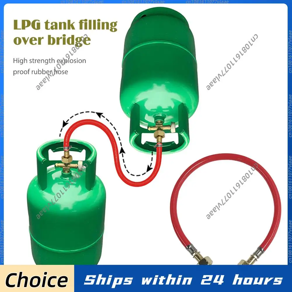 Liquefied Gas Tank Filling Bridge Eastern European Liquefied Gas Cylinder Inflation Joint Rubber Hose Outdoor Stove Accessories