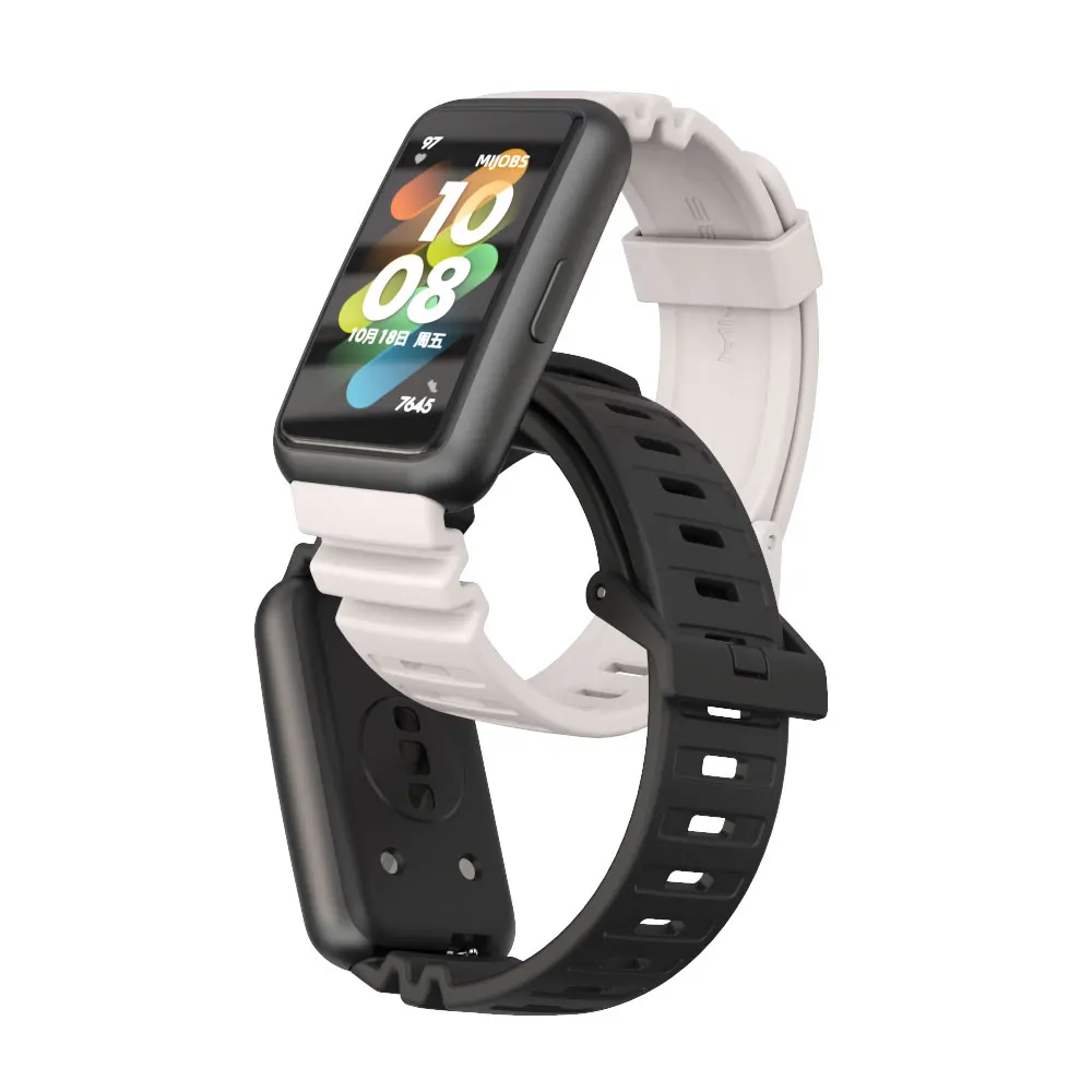 لهواوي باند 7 حزام سيليكون الأساور لهواوي باند 7 سوار ساعة ذكية اكسسوارات استبدال حزام الساعات Correa