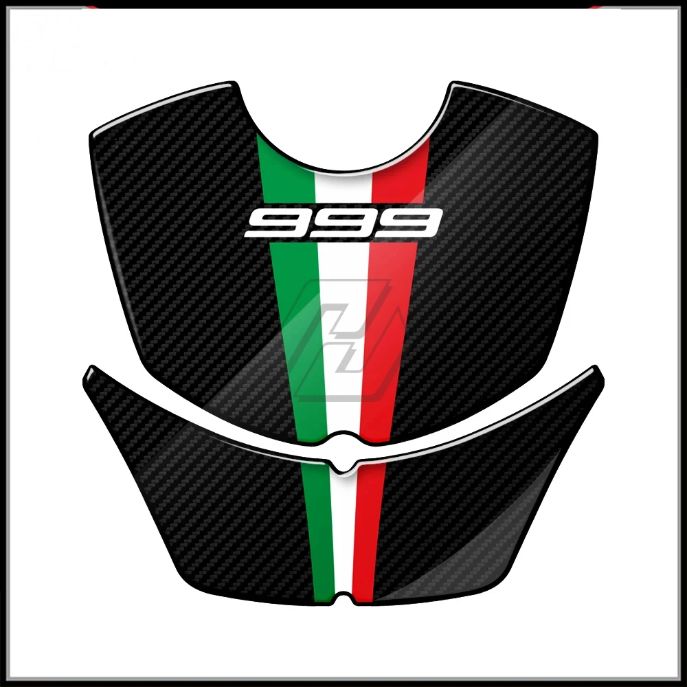 

For Ducati 999 2003-2006 Carbon Look 3D Resin Motorcycle Gas Tank Pad Protection Decals motorcycle sticker