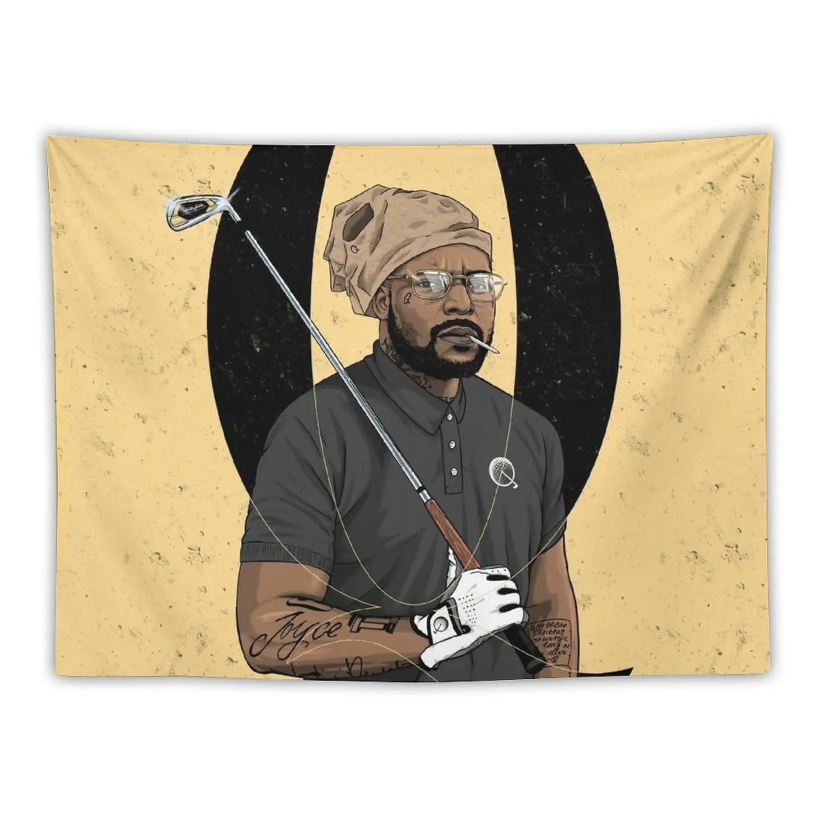 

New Schoolboy Q Golfer Tapestry Room Decor Korean Style Decoration Bedroom Home And Comfort Decor