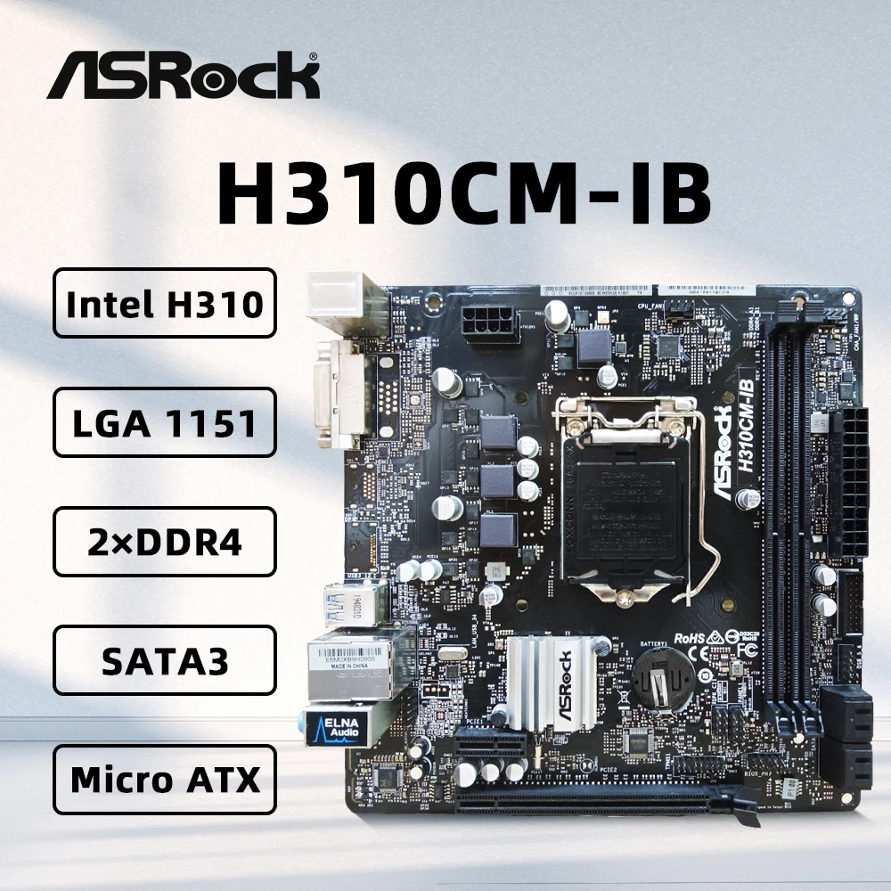 GIGABYTE H310M D2P Motherboard Intel H310 chipset LGA 1151 Support for i9 9900 i7 9700 i7 8700 i5 9500 i5 8600 H310M Motherboard