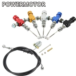 Motorcycle M10 Universal Hydraulic Clutches Short Hydraulic Clutch Performance Brake Transfer Pump 1200MM Oil Pipe Set Motocross