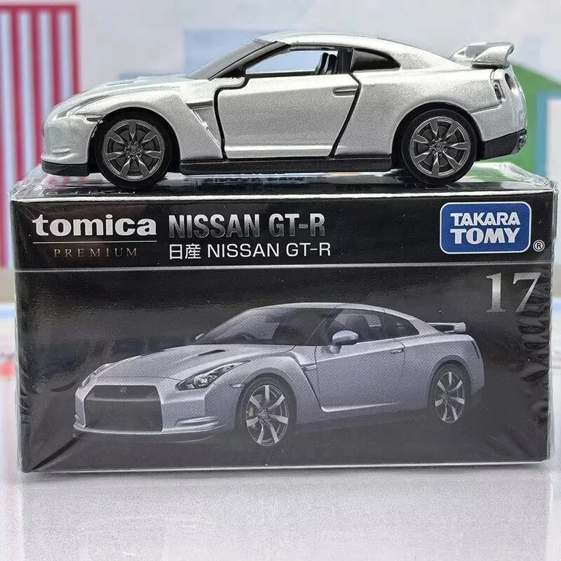 Original Tomy Tomica Premium Tp17 Nissa N Gt-R Pressure Cast Alloy Car Model Mini Static Metal Vehicle Collectable Fans Gift