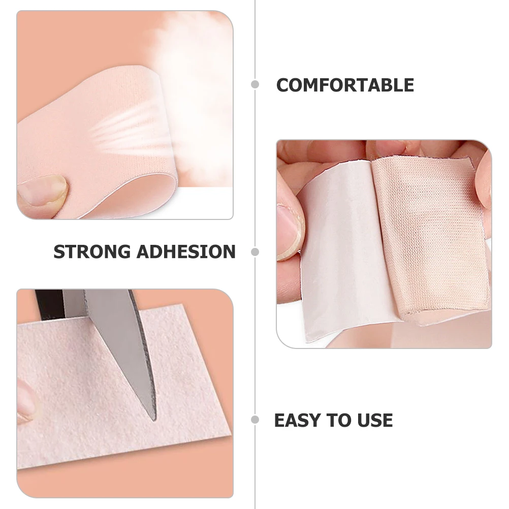

Pink Tape Self-adhesive Heel Protectors Cuttable Blister Prevention Tape Anti-wear Stickers Heel Grips Shoe Hole Patch