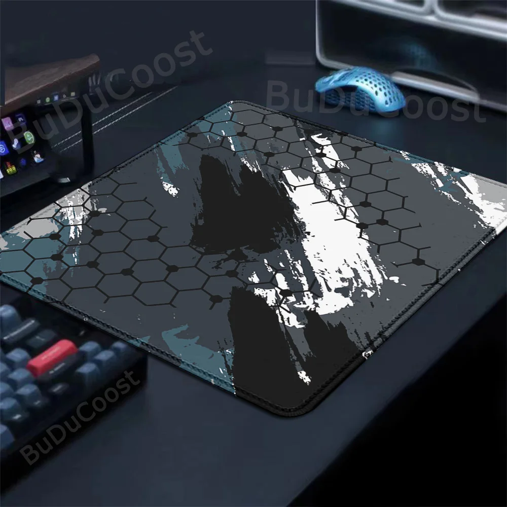 

Geometric Art Mousepad Small Size Desk Pad Precise Lock Edge Pc Rubber Mice Mat Keyboard Accessories Computer Non-slip Table Mat