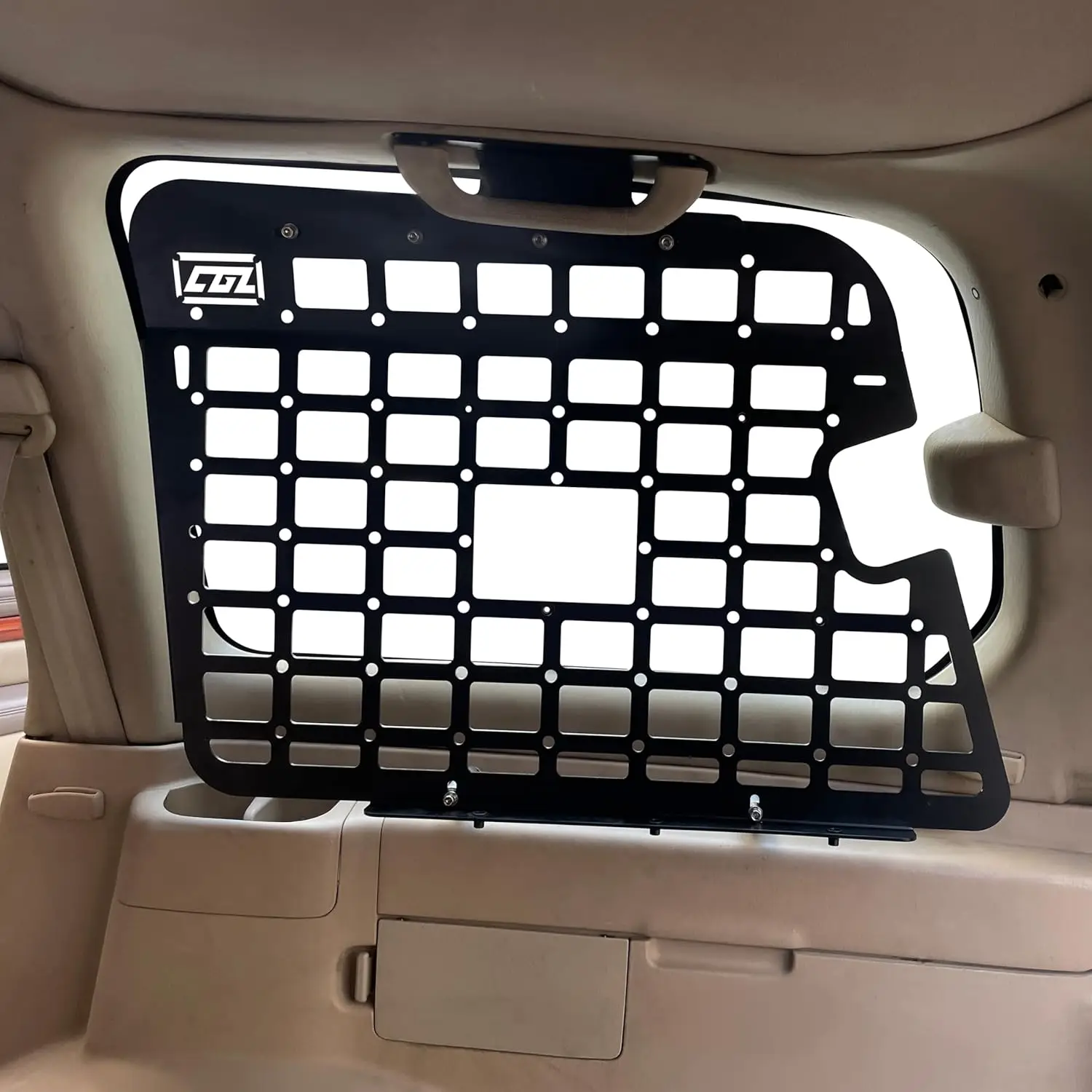

for Toyota Land Cruiser J100 LC100 / Lexus LX470 1998-2007 Trunk Side Window Molle Panel Organizers Shelf