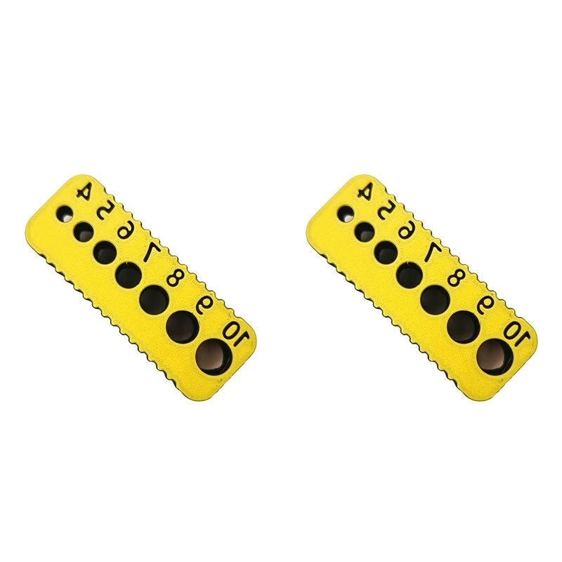 PERFECT MODERN 2X Metric Drill Guide - 90-Degree Vertical Drilling Jig For 4Mm To 10Mm Drill Bits Black & Yellow