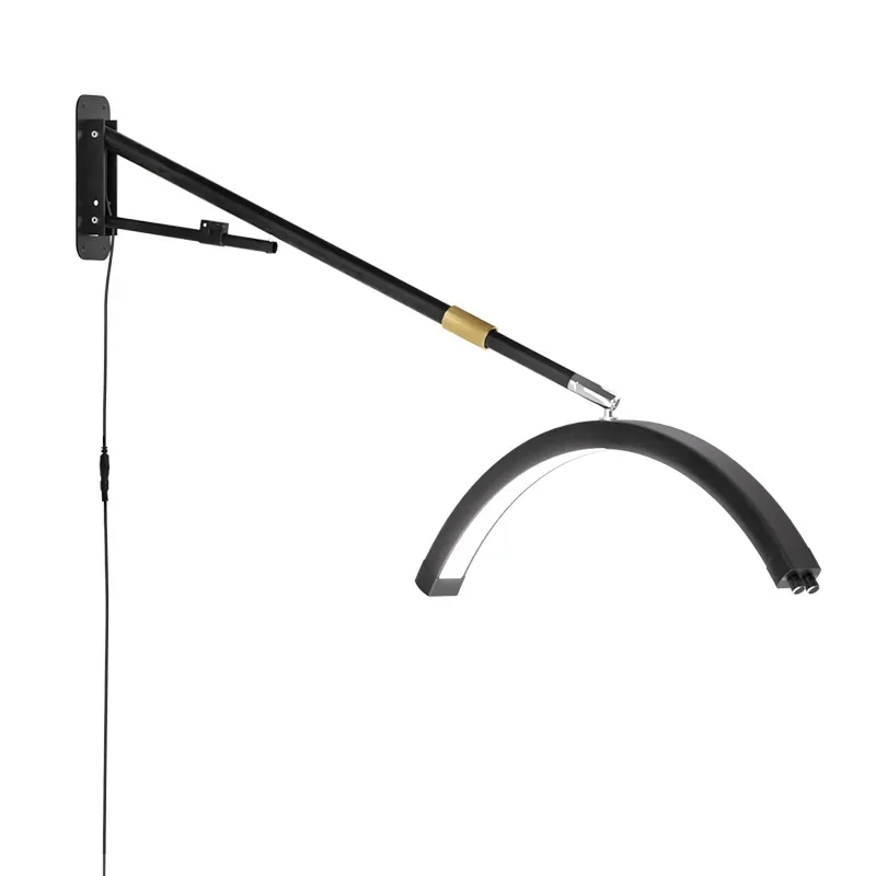 Wall Mounted Half Moon Lamp Photographic Fill Light LED Ceiling Light for Barbershop Eyelashes Nail Tattoo Beauty Salon