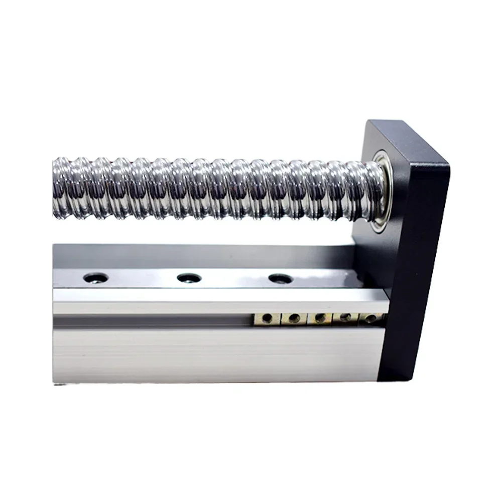 QRXQ RXSN40 Motor Servo Stepper Presisi Tinggi dengan Bearing, Rel Sekrup Panjang yang Dapat Disesuaikan, Modul Sinkron, Mesin Linear Guide PLC