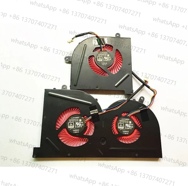 Ventilateur de refroidissement CPU GPU pour MSI GS63 GS63VR 6RF 6RF-001US 7RF 7RF-212UK GS73 GS73VR 6RF 7RF 7RG MS-16K2 MS-17B MS-17B1 BS5005HS-U2F1