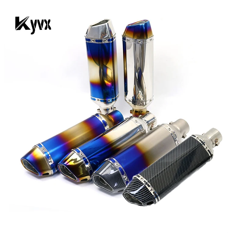 with DB Killer 51MM Universal Motorcycle Exhaust Pipe Muffler Scooter pitbike escape moto motocross piaggio cafe racer trk 502 T